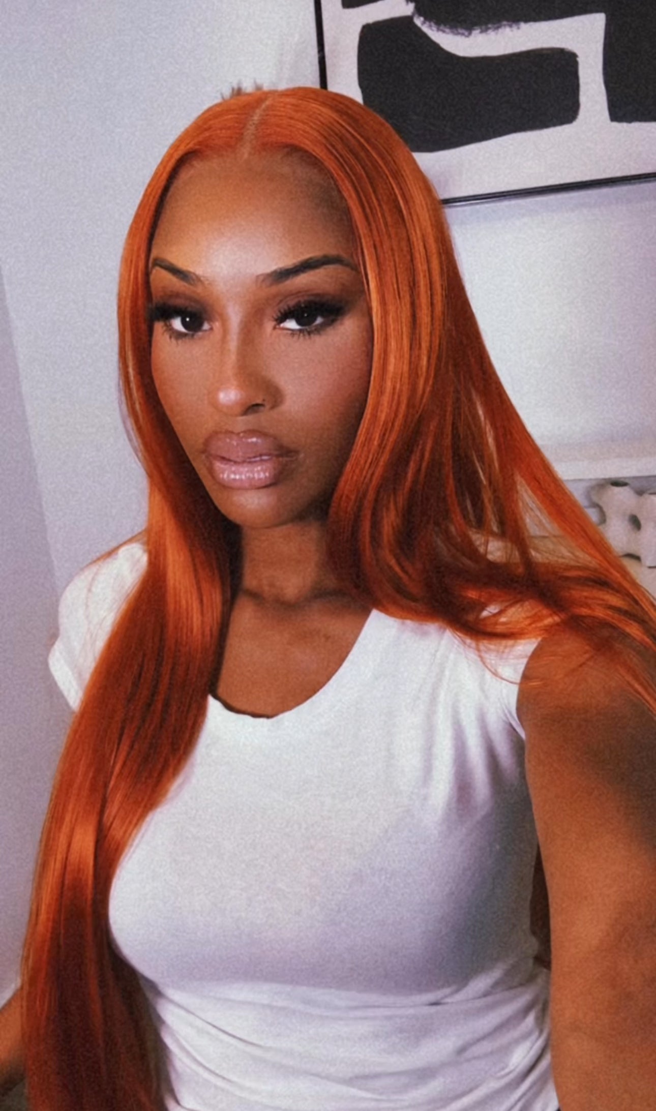 GINGER 30inch PRE COLORED, PRE PLUCKED, PRE CUT / LAYERED HD LACE WIG