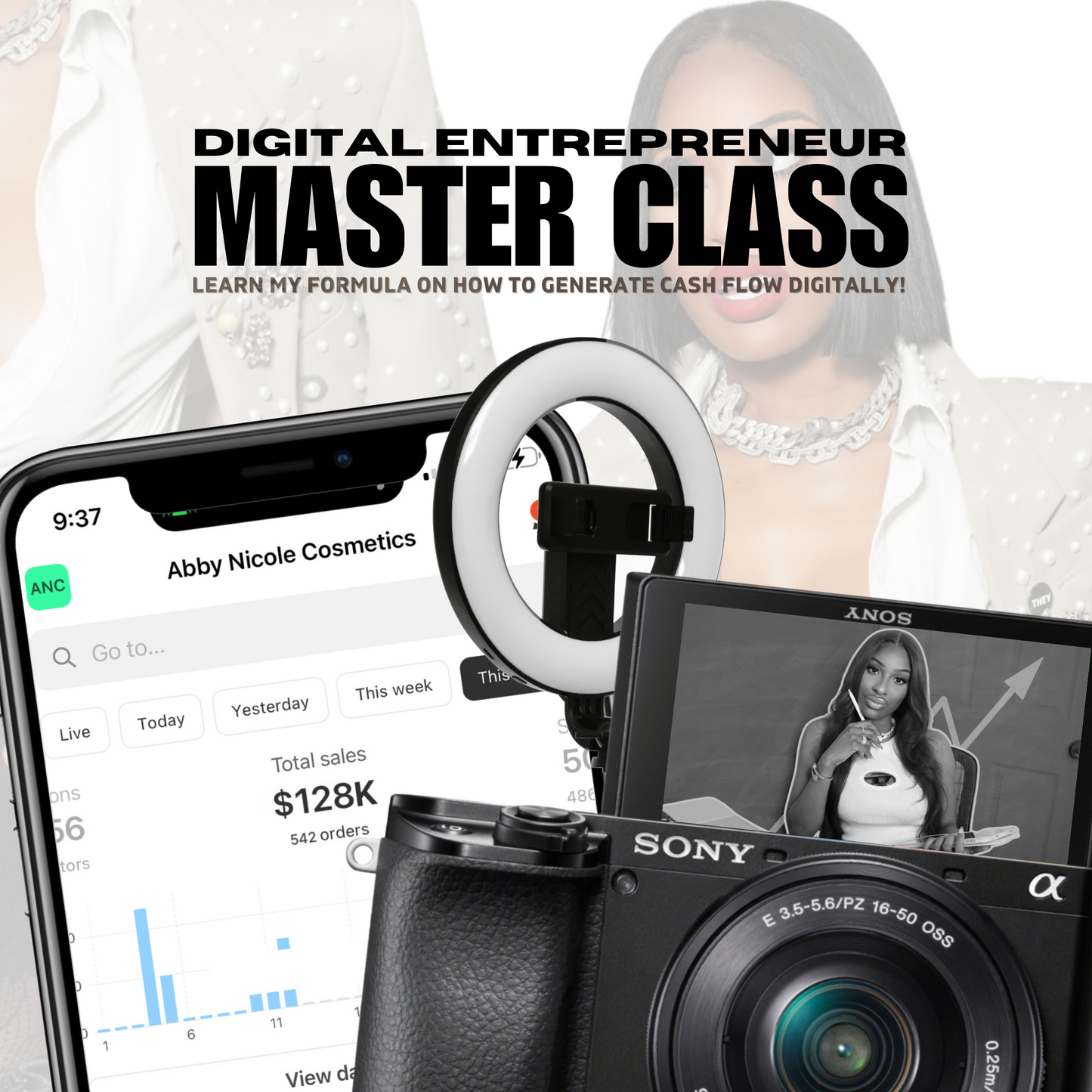 THE DIGITAL ENTREPRENEUR MASTER CLASS WITH *BONUS* VIRTUAL VIDEO COURSE - DONE FOR YOU DIGITAL PRODUCTS WITH RESELL RIGHTS