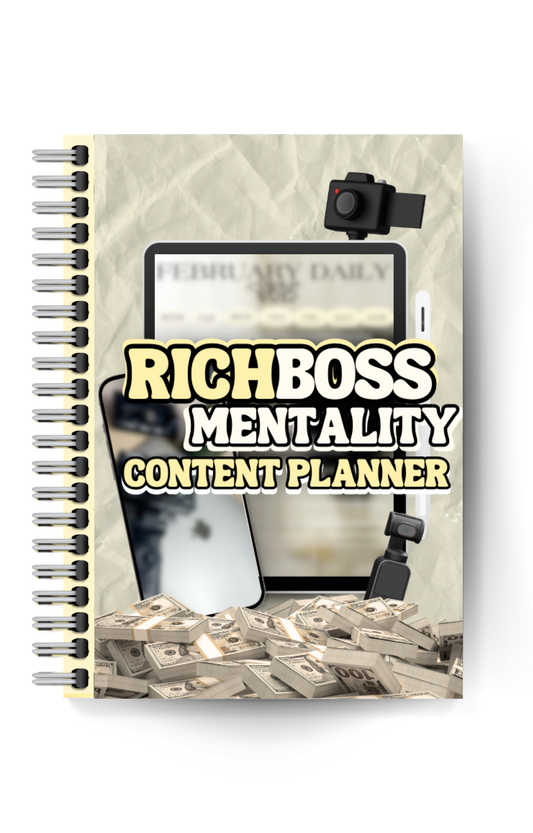 RICH BOSS MENTALITY CONTENT PLANNER